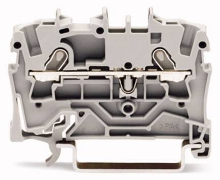 WAGO 2001-1206 Terminal med genomföring 4.20 mm Fjäder  Gul 100 st Piece