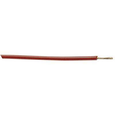 Stäubli 61.7605-10023 Flätad kabel SILI-1V 1 x 0.50 mm² Blå Metervara