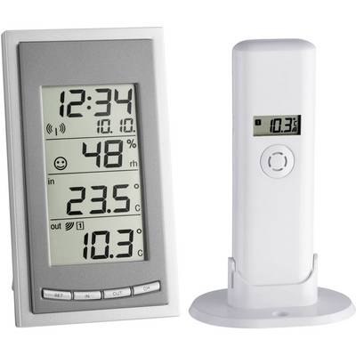 TFA Dostmann Diva Go Trådlös termo-/hygrometer Grå 30.3018.10-0