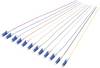 Digitus DK-29332-02 Fiberoptik LWL Anslutningskabel 2.00 m Vit, Violett, Svart, Turkos, Röd, Rosa, Orange, Grön, Grå, Gul, Brun, Blå [1x LC-stiftdon - 1x Öppen ände] 9/125 µ Singlemode OS2