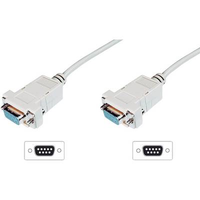 VGA-kabel med två 9-poliga kontakter.