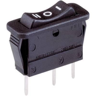 Arcolectric (Bulgin Ltd.) Vippströmbrytare C 1522 VB AAB 250 V/AC 16 A 1x (På)/Av/(På) momentan/0/momentan 1 st