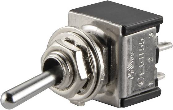 TRU COMPONENTS  1587646  TC-TA201A1  Vippströmställare  250 V/AC  3 A  2x Av/På    låsande  1 st