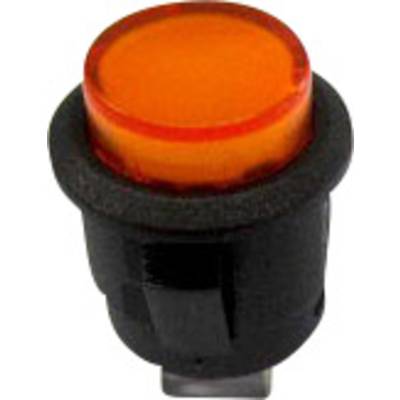 TRU COMPONENTS 1587755 TC-R13-523BL-05YL Tryckströmbrytare 250 V/AC 1.5 A 1x Av/På låsande Gul 1 st