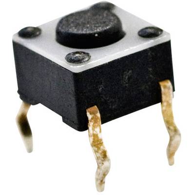 TE Connectivity 1825910-2 1825910-2 Tryckströmställare 24 V/DC 0.05 A 1x Av/(På) momentan (L x B x H) 6 x 6 x 4.3 mm 1 s