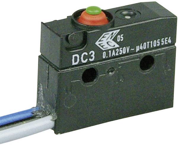 ZF DC3C-C3AA Mikro-switch DC3C-C3AA 250 V/AC 0.1 A 1x På/(På) IP67 momentan 1 st