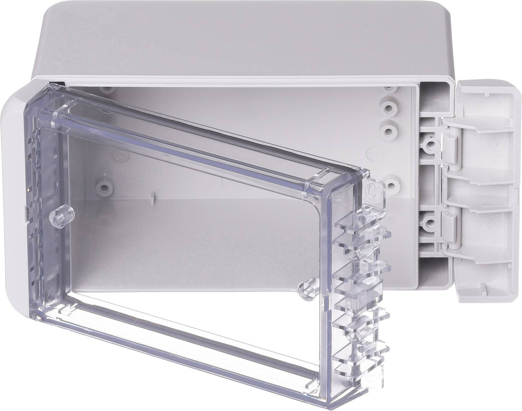 Bopla Bocube B 100809 PC-V0-G-7035 96022135 Utomhuschassi 90 x 113 x 80 Polykarbonat V0 Grå-vit (RAL 7035) 1 st