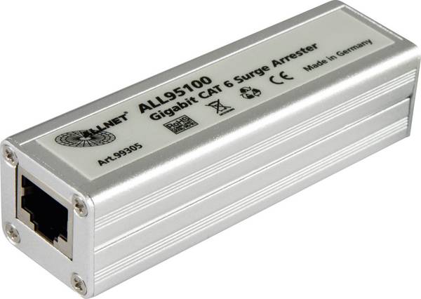 Allnet ALL95100 LAN överspänningsskydd 10/100/1000 1 st