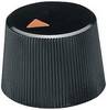 OKW A1316240 Vridknapp med pekare Svart (Ø x H) 16.4 mm x 12.3 mm 1 st