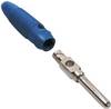 BKL Electronic 072153-P Banankontakt Kontakt hane rak Stift-Ø: 4 mm Blå 1 st