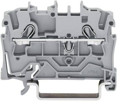 WAGO 2002-1207 Skyddsledare terminal 5.20 mm Fjäder Beläggning: Terre Grön, Gul 1 st Piece