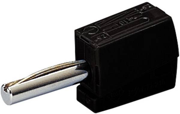 WAGO 215-311 2150311 Banankontakt Kontakt hane rak Stift-Ø: 4 mm Svart 1 st
