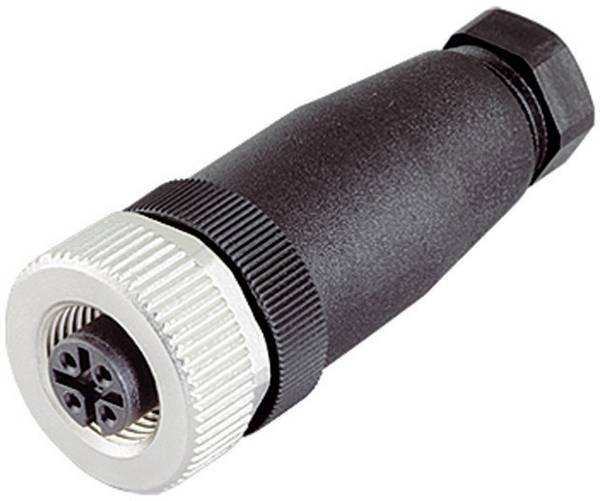 binder 99-0430-14-04 Sensor/ställdon-kontakt, okonfektionerad M12 Hona rak  Antal poler (RJ): 4 1 st