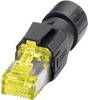Phoenix Contact 1419001 Sensor/ställdon-datakontakt Kontakt hane rak Antal poler (RJ): 8P8C 1 st