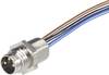 Hirschmann Sensor/ställdon-kontaktdon M8 Kontakt hane inbyggd 0.50 m Antal poler (RJ): 4 100 st