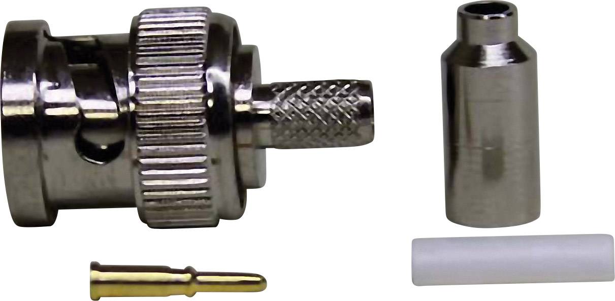 TRU COMPONENTS 735167 BNC-kontaktdon Kontakt hane rak 50 Ω 1 st