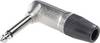 Cliff FM1088 Hörlursuttag 6.35 mm Kontakt hane vinklad Antal poler: 2 Mono Silver 1 st