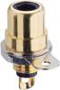 Lumberg BTO 1 V-BK RCA-kontakter Hona inbyggd vertikal Antal poler: 2 Svart 1 st