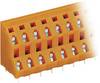 WAGO Dubbeldäckad terminal 2.50 mm² Antal poler 6 Orange 1 st