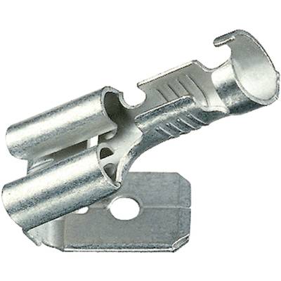 Klauke 1730AZ Flatstifthylsa med gren Anslutningsbredd: 6.3 mm Anslutningstjocklek: 0.8 mm 180 ° Oisolerad Metall 1 st