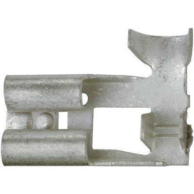 Klauke 3720 Flatstifthylsa Anslutningsbredd: 6.3 mm Anslutningstjocklek: 0.8 mm 90 ° Oisolerad Metall 1 st