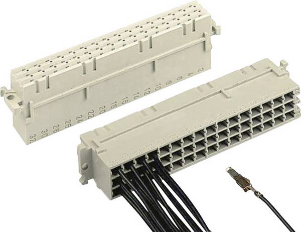 HARTING 09062483201 Fjäderkontaktdon Totalt antal poler 48 Antal serier 3 1 st
