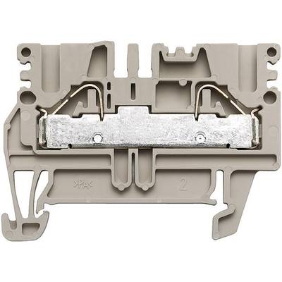 Weidmüller 1896110000-1 Terminal med genomföring 5.10 mm Fjäder Beige 1 st