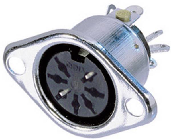 <br> Rean AV<br> NYS326<br> DIN cirkulärt kontaktdon<br> Flänsanslutning rak kontakt<br> Antal poler: 7<br> <br> Silver<br> 1 st<br> <br>