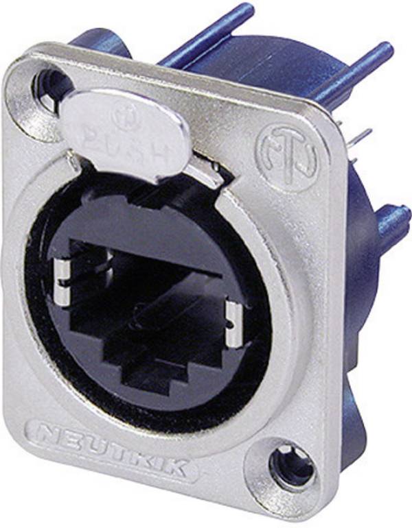 Neutrik NE8FDV RJ45 datakontaktdon EtherCon® D-serien NE8FDV Hona rak NE8FDV Poler: 8P8C  Nickel 1 st