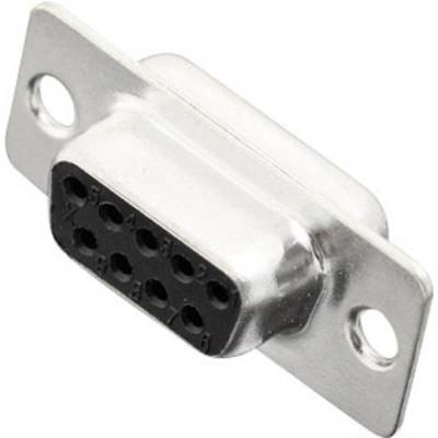 MH Connectors MHDM09-SS 2101-0200-11 D-Sub honkontakt 180 ° Antal poler: 9 Lödhona 1 st