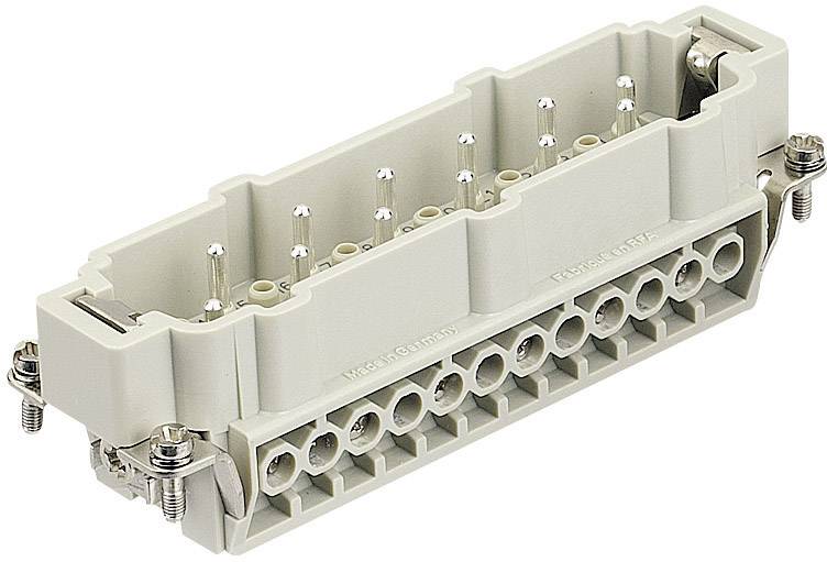 HARTING 09340102601 Stiftinsats Han® Hv E 10 + 2 + PE Skruv 10 st