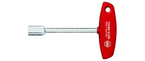 Verkstad Hylsskruvmejsel Wiha 01006 Storlek (skruvmejsel): 8 mm Klinglängd: 125 mm