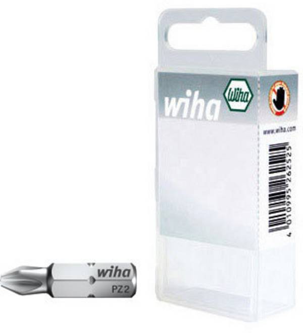 <br>  Wiha<br>  32071<br>  32071<br>  Stjärn-Bit<br>  Drivning: 1/4"<br>  Output: Stjärnspår Pozidriv<br>  PZ 3<br>  25 mm<br>