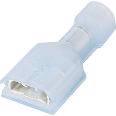 TE Connectivity 2-520407-2 Flatstifthylsa Anslutningsbredd: 6.3 mm Anslutningstjocklek: 0.8 mm 180 ° Helisolerad Röd 1 s