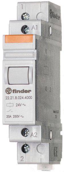 Télérupteur modulaire 1NO + 1NC 16A 110V AC, AgSnO2