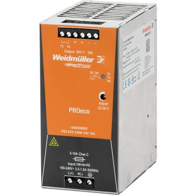 Weidmüller PRO ECO  240W 48V 5A Switching Power Supply 48 V/DC 5 A 240 W  