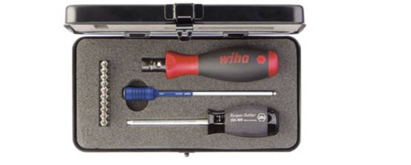 Wiha 2852 S10-01 Verkstad Vridmomentskruvmejsel-set 13 delar 1 - 5 Nm