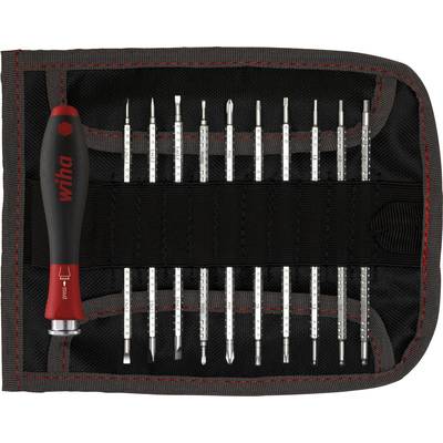 Wiha 269 T11 01 Utbytbara blad set 11 delar Spår, Stjärnspår Phillips, Inner-TORX, Inner-sexkantig Verkstad-0