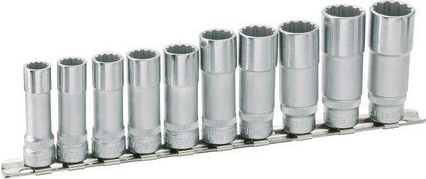 Hazet  880TZ/10H Ytter-sexkantig Hylsnyckelinsats-set 10 mm, 11 mm, 12 mm, 13 mm, 14 mm, 15 mm, 16 mm, 17 mm, 18 mm, 19 mm    10 delar 3/8"