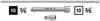 Hazet 8821-6 8821-6 Hylsnyckelförlängning Drivning 3/8" 150 mm 1 st