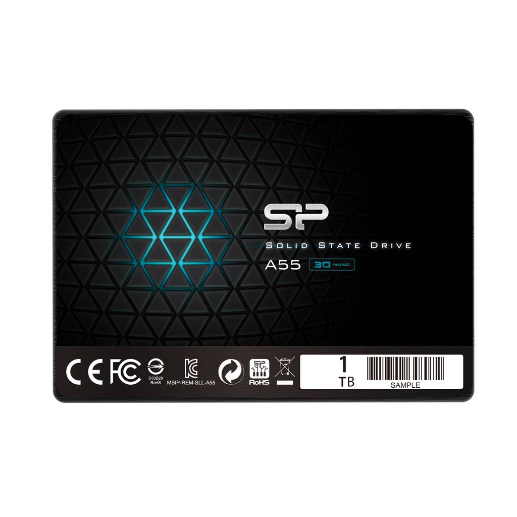 Silicon Power 1 TB SSD-Hårddisk 2.5" SATA III SP001TBSS3A55S25-1