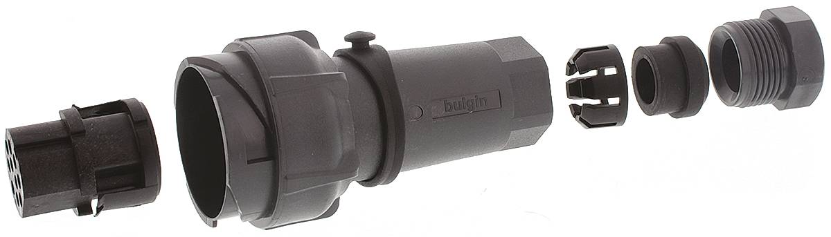 Bulgin PXP7011/10S/CR/0911 Runt anslutningsdon Koppling rak Totalt antal poler: 10 Serie (rundkontakt): Buccaneer 7000 1 st