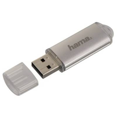 Mémoire supplémentaire USB pour smartphone/tablette Hama FlashPen Laeta  Twin gris 16 GB USB 2.0, Micro USB 2.0