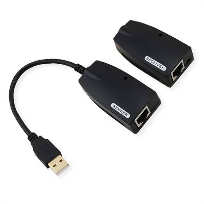 Value USB-kabel 100 m Svart 12.99.1123