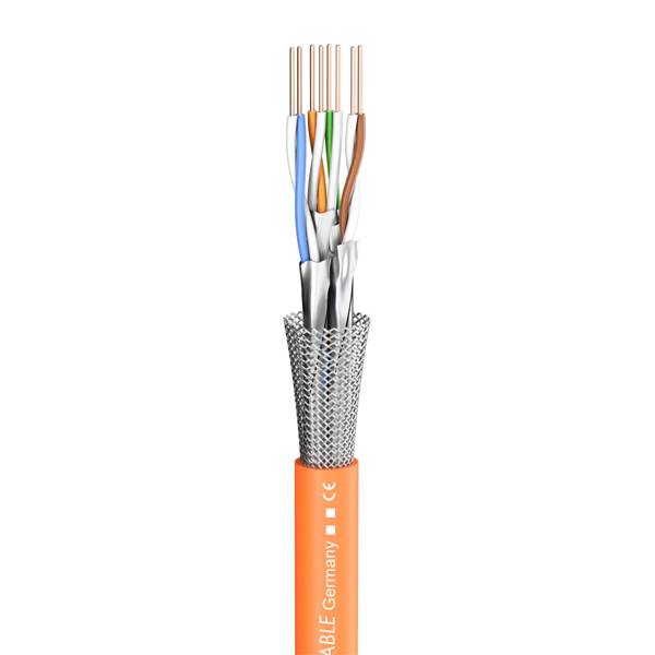 Sommer Cable 580-0255FC Nätverkskabel CAT 7 Orange Metervara