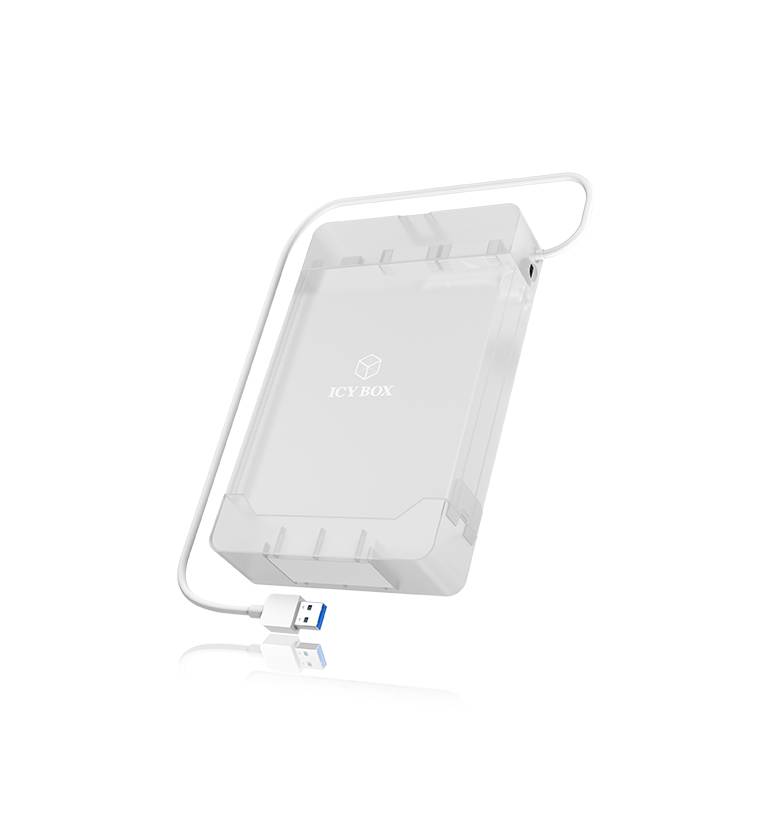 ICY BOX 60341 6,35 cm (2,5")-hårddiskhölje 2.5 tum, 3.5 tum USB 3.2 Gen 1-3