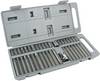 Brüder Mannesmann M 187-40 Bit-Set 40 delar Inner-sexkantig, Inner-flertandad (XZN), T-Profil