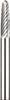 Dremel 2615991032 Frässtift Volframkarbid 3.2 mm Skaft-Ø 3.2 mm