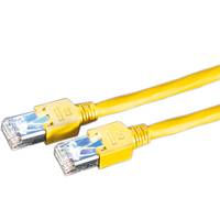 Secomp 21.05.8152 RJ45 Nätverkkabel, Patchkabel CAT 5e S/UTP 15.00 m Gul Halogenfri 1 st-3