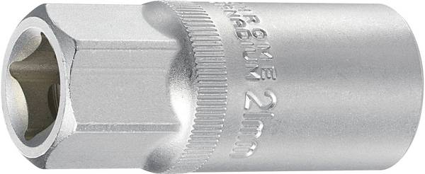 TOOLCRAFT 815294 Ytter-sexkantig Tändstiftshylsa 21 mm 1/2"